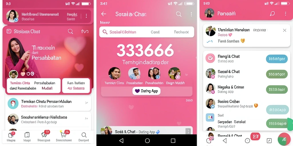 Tampilan antarmuka pengguna aplikasi 333666 yang menarik dan modern.