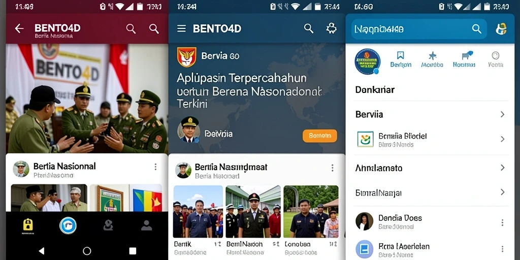 Tampilan antarmuka BENTO4D yang menarik dan informatif.