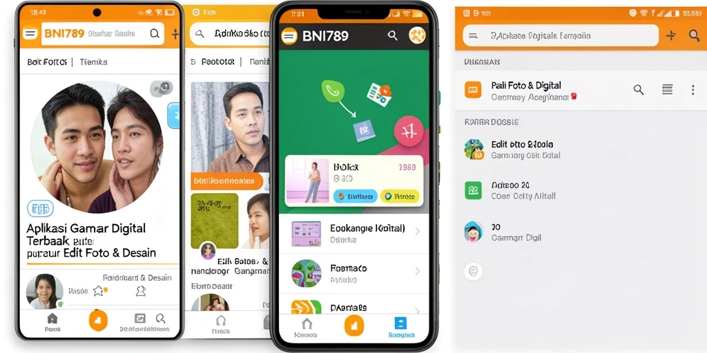 Tampilan antarmuka BNI789 yang modern dan fitur pengeditan yang lengkap.
