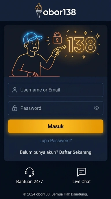 Masuk Akun Obor138 untuk Pengguna Android